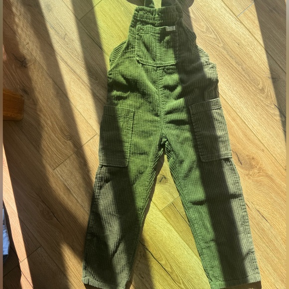 Green Corduroy Overalls - Picture 4 of 4